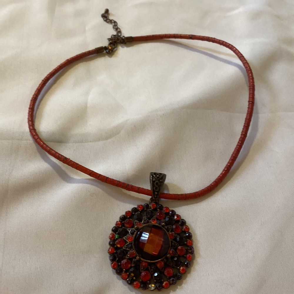 Ruby Red Necklace - image 2